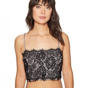 Sexy black and gray lace  Free People bralette